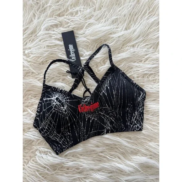 Civil Regime Overran by Webs Kelly Seamless Sports Bra Black Size XS - Picture 3 of 7